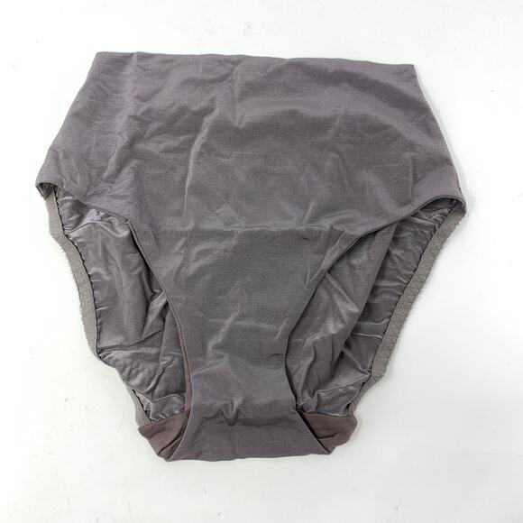 VTG 90s Victoria's Secret Women's Size Medium Brief Smooth Sable Gray Seamless - Picture 1 of 6